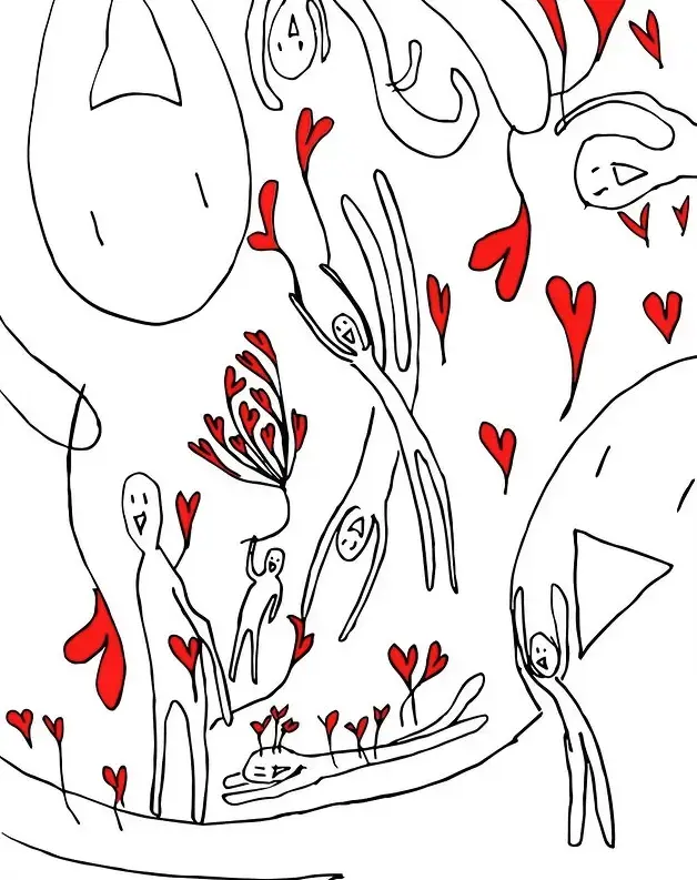 A piece I drew that makes me feel good every time I look at it